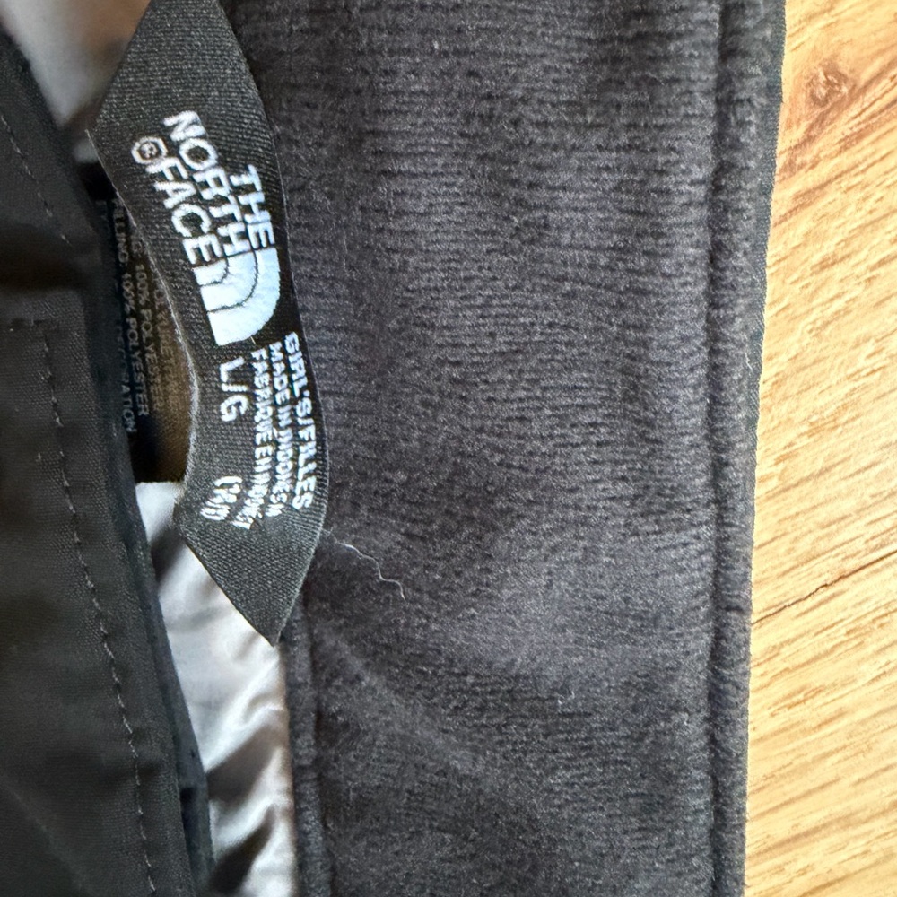 The North Face Girls Size L 14/16 Jet Black Ski Snowboard Pants - Picture 5 of 8